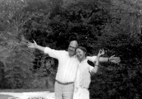 Jean et Lucette photo noir et blanc
