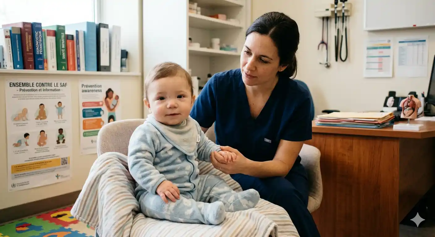 Bébé dans les bras de sa maman — Emmanuel SOS Adoption