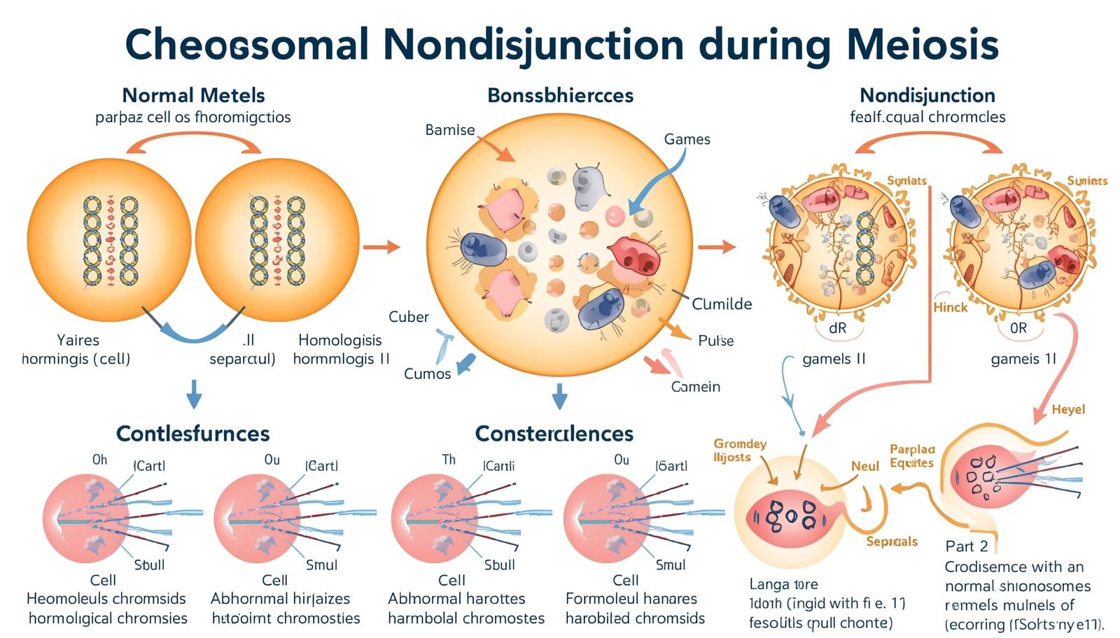 Shéma de la non-disjonction lors de la méiose : Emmanuel-SOS-Adoption